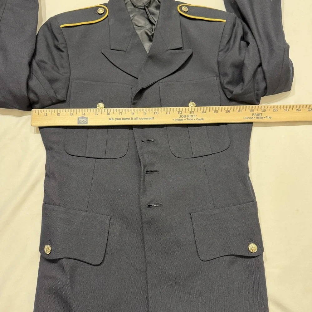 U.S. Army Dress Blue Uniform Coat‎ 36SC DeRossi & Son DSCP Blue 450 Gold Trim
